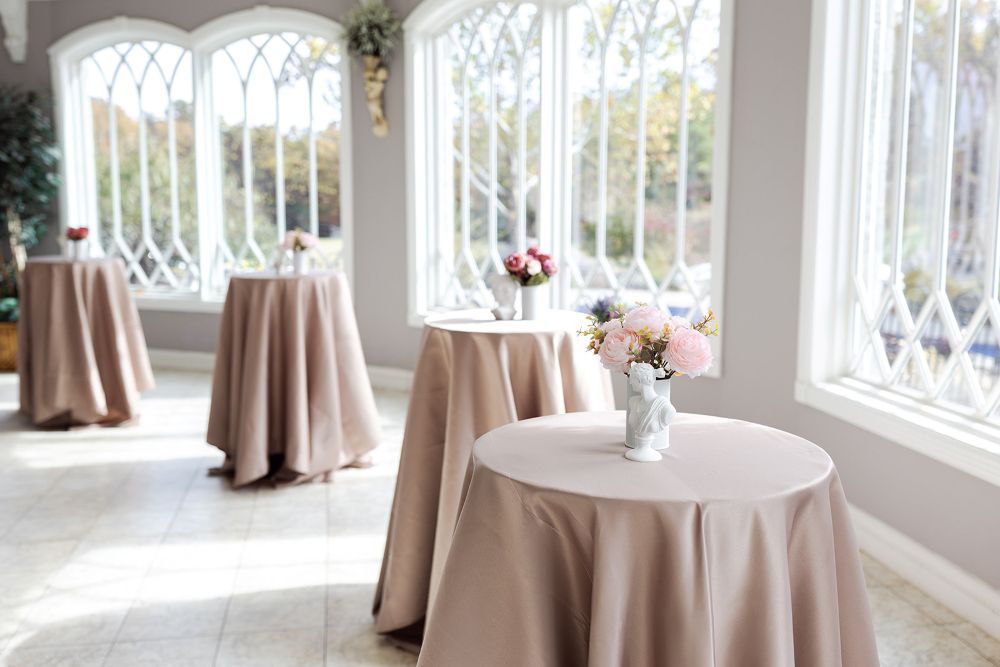 Cocktail Tables in the Colonnade Lounge
